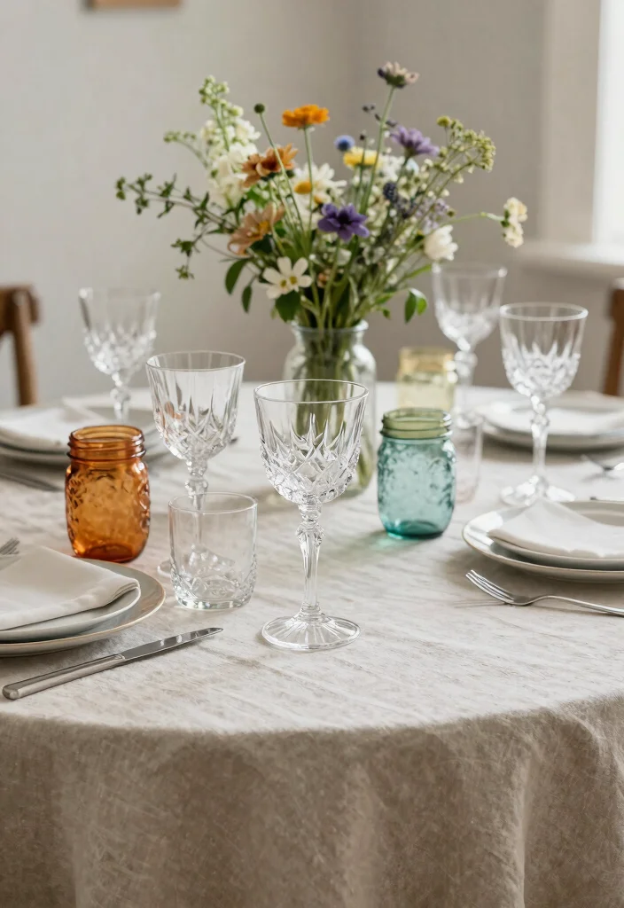 15 Cocktail Table Decor Wedding Ideas With Chic Details 27 15 Cocktail Table Decor Wedding Ideas With Chic Details - 7. Unique Glassware for a Chic Flair 1