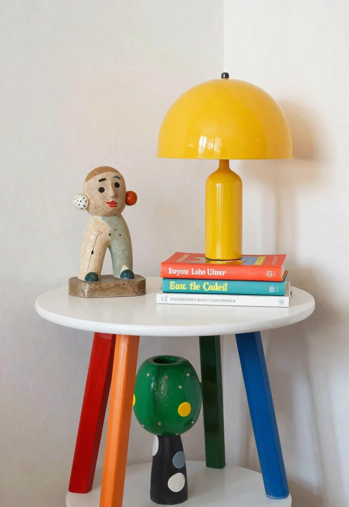 15 Corner Table Decor Ideas That Elevate Small Spaces - 15. Creative Accents 1