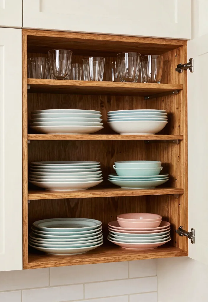 15 Kitchen Dishes Organization Ideas That Maximize Cabinets - 2. Pull-Out Shelves 1
