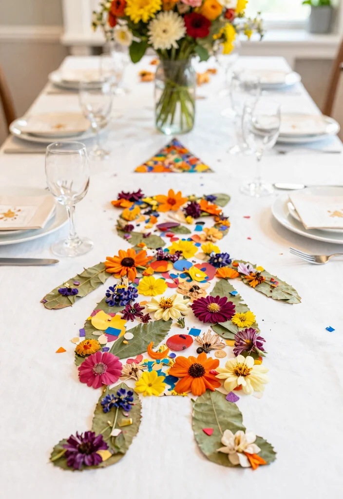 15 Simple Baby Shower Table Decor Ideas That Look Sweet - 15. Eco-Friendly Confetti 1