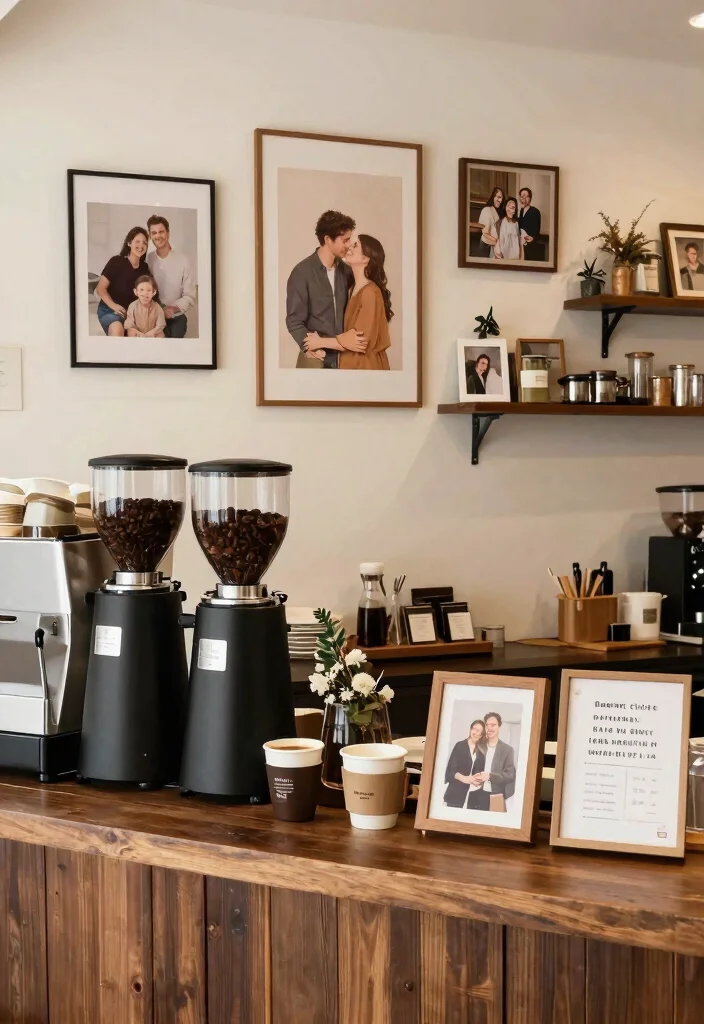 15 Small Coffee Bar Ideas Counter Space That Maximize Every Inch 41 15 Small Coffee Bar Ideas Counter Space That Maximize Every Inch - 11. Personal Touch with Custom Decor 1