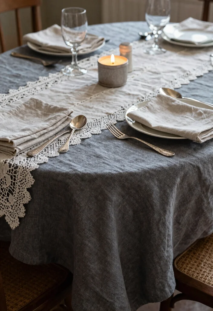 15 Traditional Table Decor Ideas With Timeless Style - 10. Layered Textures 1