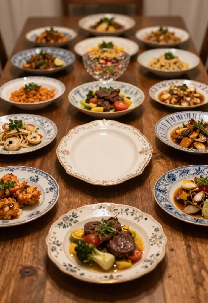 15 Traditional Table Decor Ideas With Timeless Style - 12. Elegant Serving Dishes 1