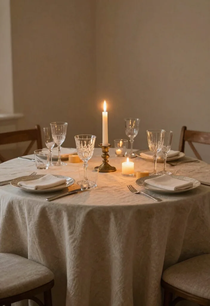 15 Traditional Table Decor Ideas With Timeless Style - 14. Unique Table Shapes 1