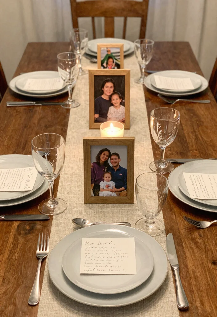 15 Traditional Table Decor Ideas With Timeless Style - 15. Personal Touches 1