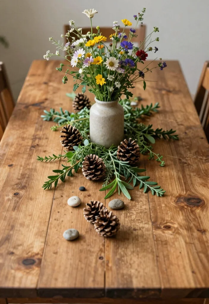15 Traditional Table Decor Ideas With Timeless Style - 9. Natural Elements as Decor 1