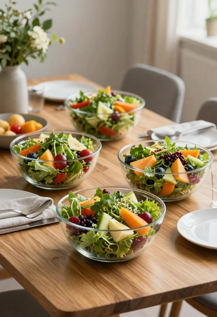 16 Acrylic Table Decor Ideas With Modern Minimal Style - 5. Acrylic Serving Bowls 1