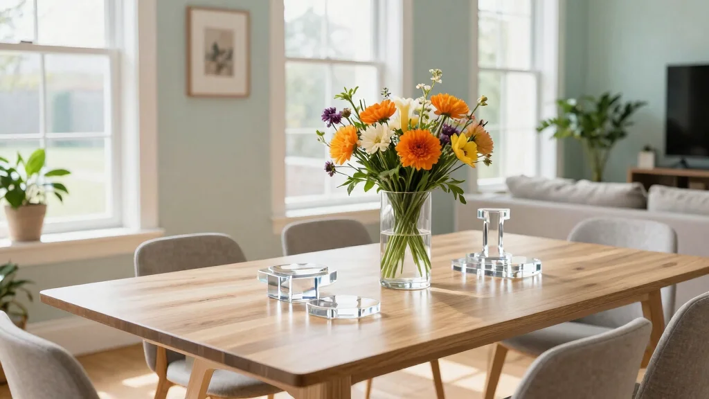 16 Acrylic Table Decor Ideas With Modern Minimal Style