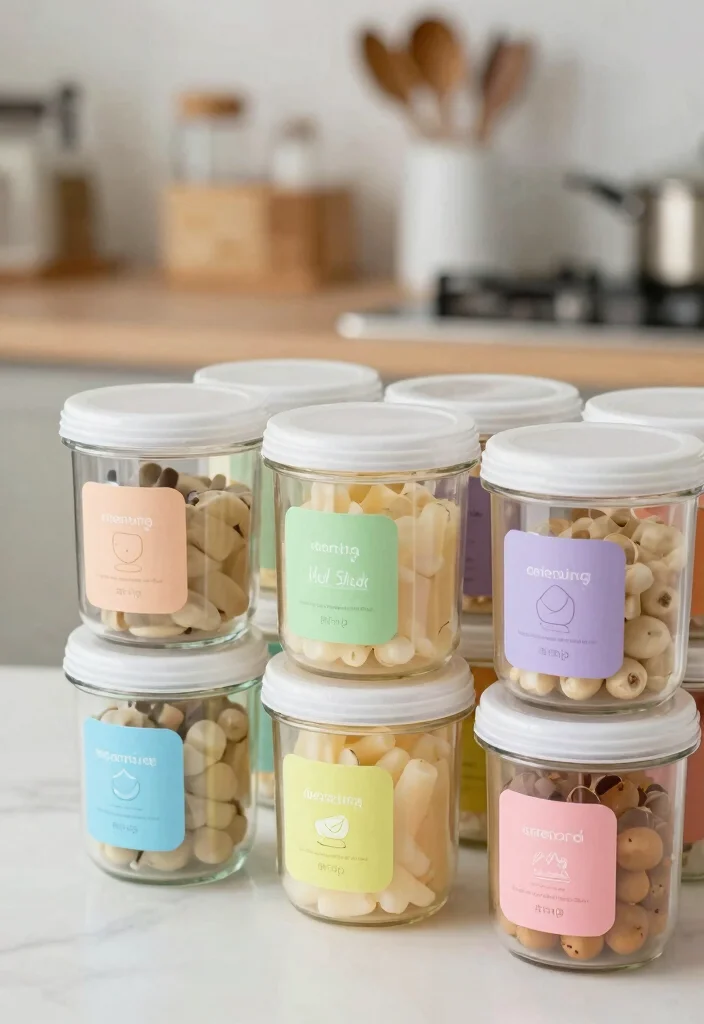 16 Baby Bottle Organization Kitchen Ideas That Stay Tidy - 11. Labeling Systems 1