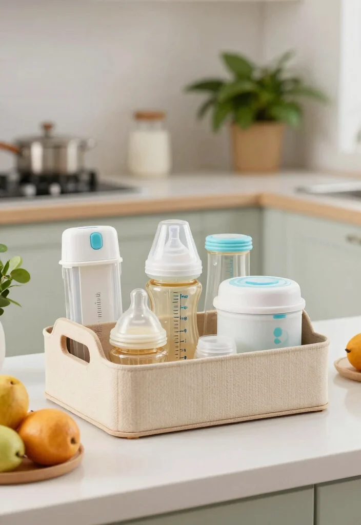 16 Baby Bottle Organization Kitchen Ideas That Stay Tidy - 8. Eco-Friendly Caddies 1