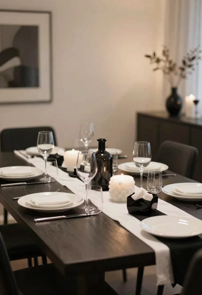 16 Black and White Table Decor Ideas With Bold Contrast - Conclusion 1
