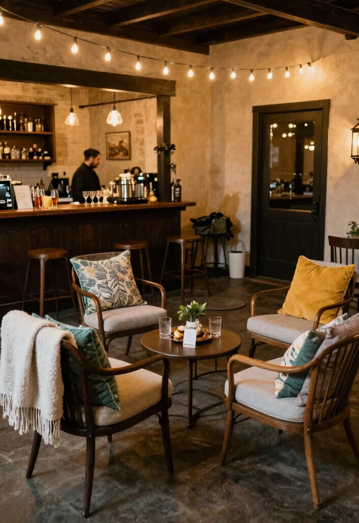 16 Bridal Shower Coffee Bar Ideas With Sweet Elegant Touch - 5. Cozy Seating Arrangements 1