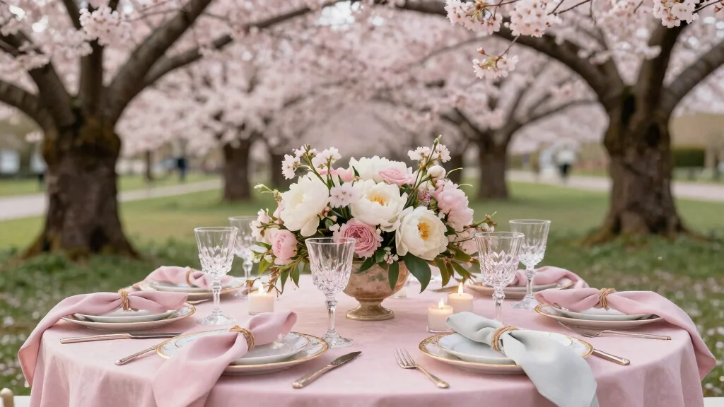 16 Cherry Blossom Table Decor Ideas With Soft Romantic Vibes
