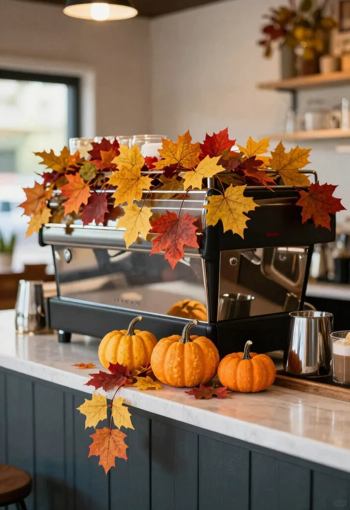 16 Coffee Bar Styling Ideas That Look Designer Ready - 12. Seasonal Decor Themes 1