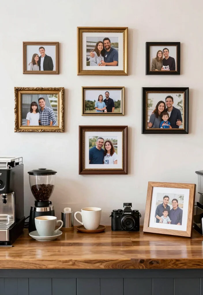 16 Coffee Bar Styling Ideas That Look Designer Ready - 14. Personal Touches 1