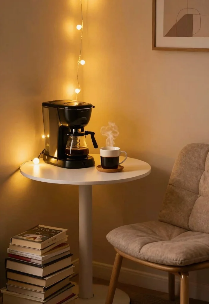 16 Coffee Bar Styling Ideas That Look Designer Ready - 4. A Cozy Coffee Nook 1