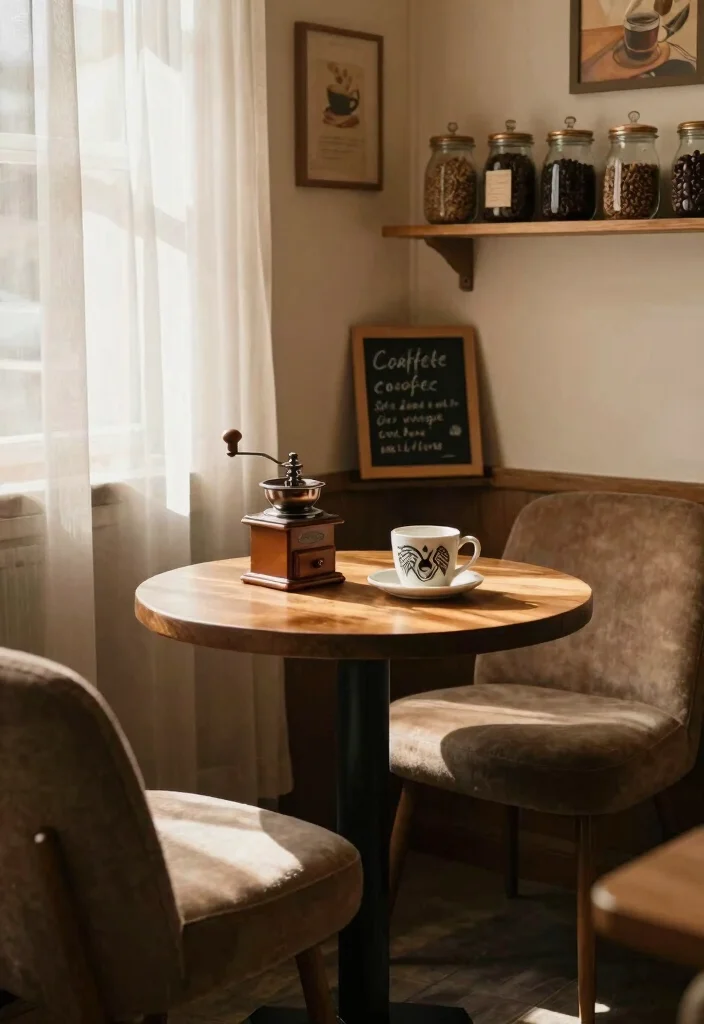 16 Coffee and Bar Station Ideas With Stylish Setup - 2. Cozy Coffee Nook 1