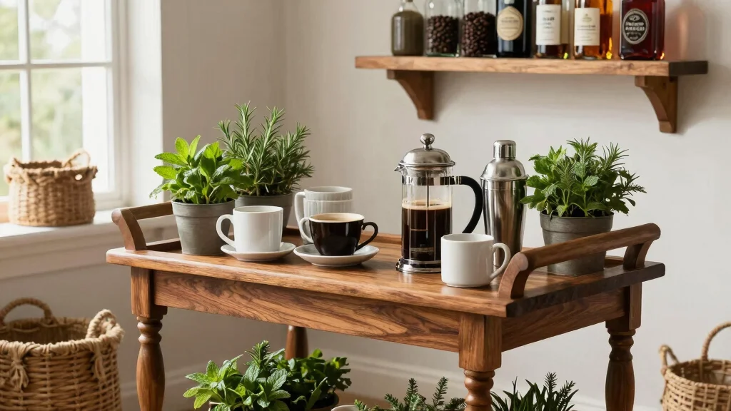 16 Coffee and Bar Station Ideas With Stylish Setup
