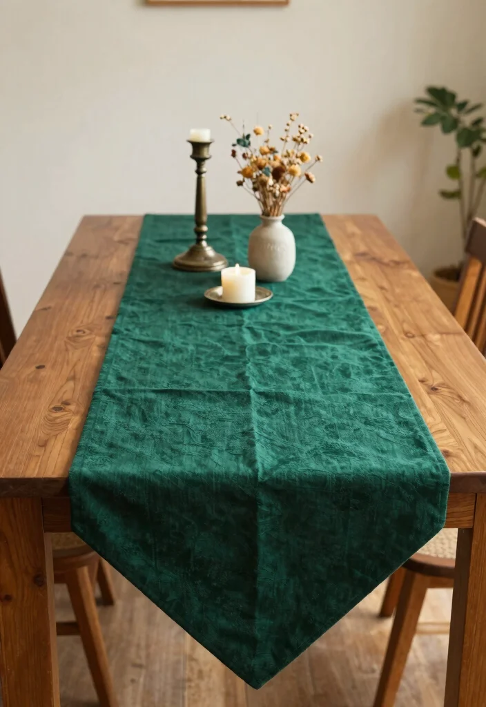 16 Library Table Decor Ideas That Look Classic & Cozy 6 16 Library Table Decor Ideas That Look Classic & Cozy - 6. Textured Fabrics 1