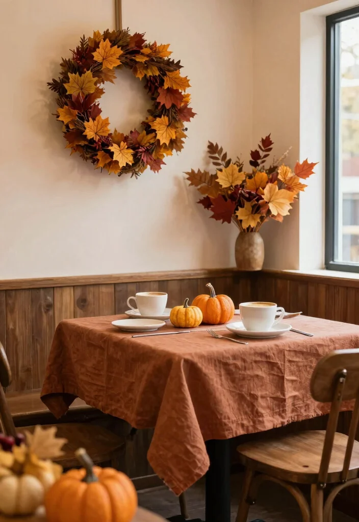 17 Boho Coffee Bar Ideas With Relaxed Chic Vibes - 16. Seasonal Decor Changes 1