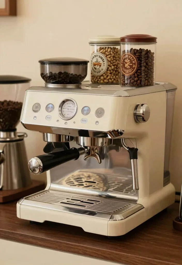 17 Coffee and Wine Bar Ideas for the Ultimate Entertaining Space 53 17 Coffee and Wine Bar Ideas for the Ultimate Entertaining Space - 13. Chic Coffee Machines 1