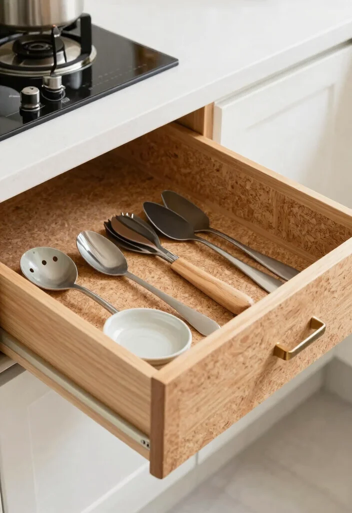 17 Deep Drawer Organization Kitchen Ideas That Work Smart - 3. Drawer Liners for Comfort and Cleanliness 1
