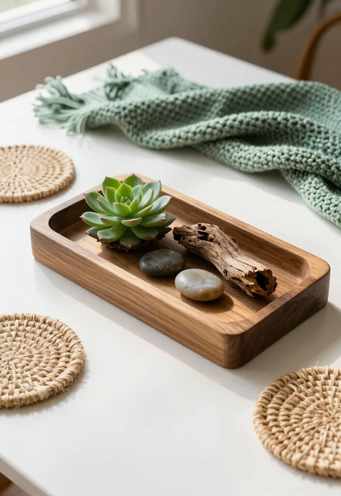 17 Minimalist Coffee Table Decor Ideas With Clean Elegance - 2. Nature-Inspired Elements 1