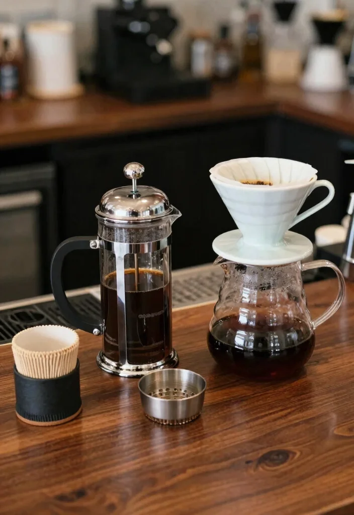 17 Moody Coffee Bar Ideas With Dark Cozy Aesthetic - 15. Moody Coffee Bar Essentials 1