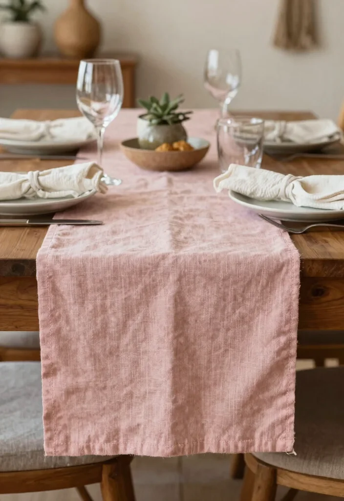 17 Pink Table Decor Ideas With Soft Feminine Charm 17 17 Pink Table Decor Ideas With Soft Feminine Charm - 7. Soft Fabrics 1