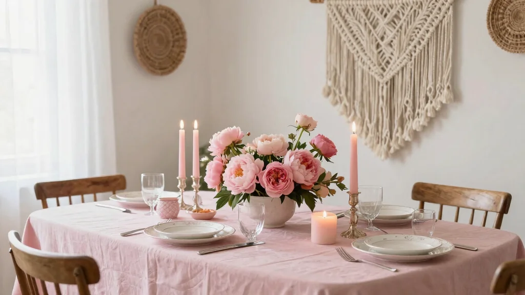 17 Pink Table Decor Ideas With Soft Feminine Charm