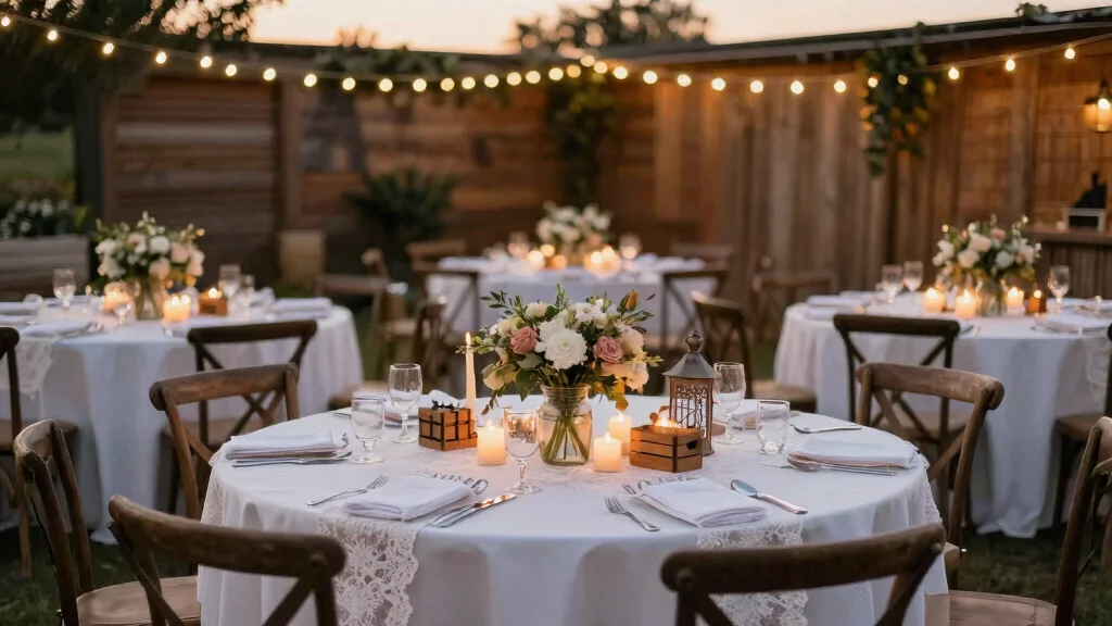 17 Round Table Wedding Decor Ideas With Romantic Flow