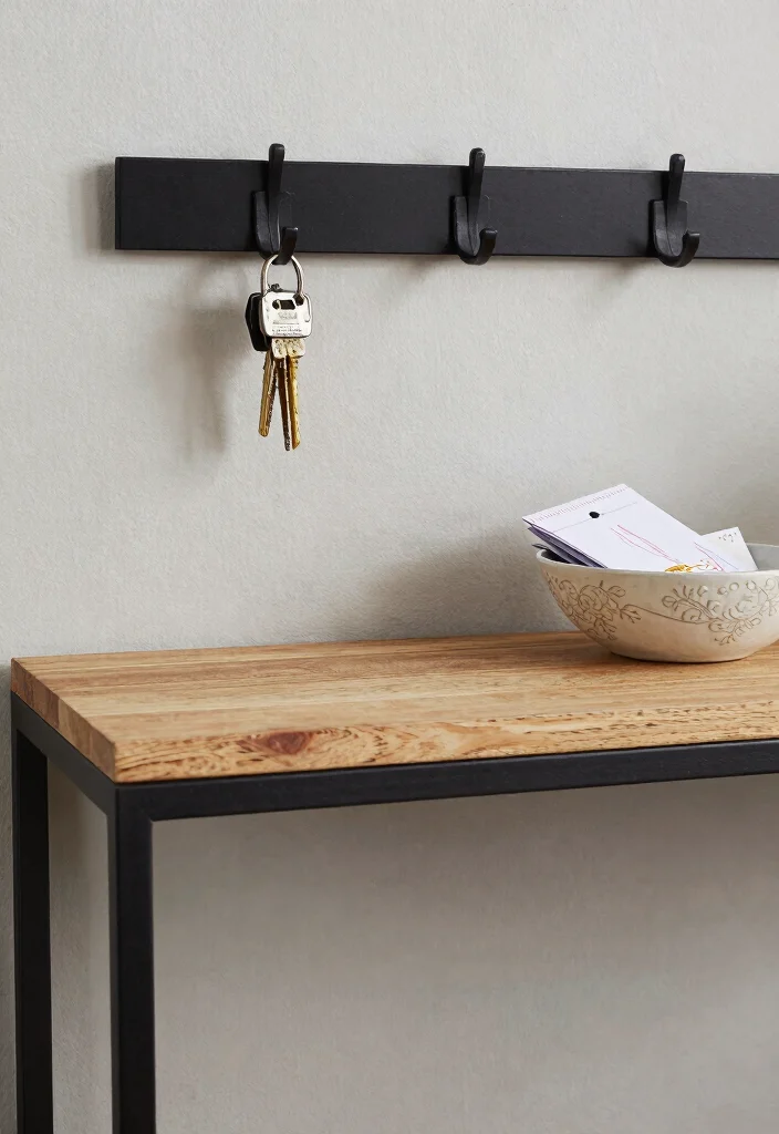 18 Console Table Decor Ideas That Welcome Beautifully - 15. Functional Decor 1