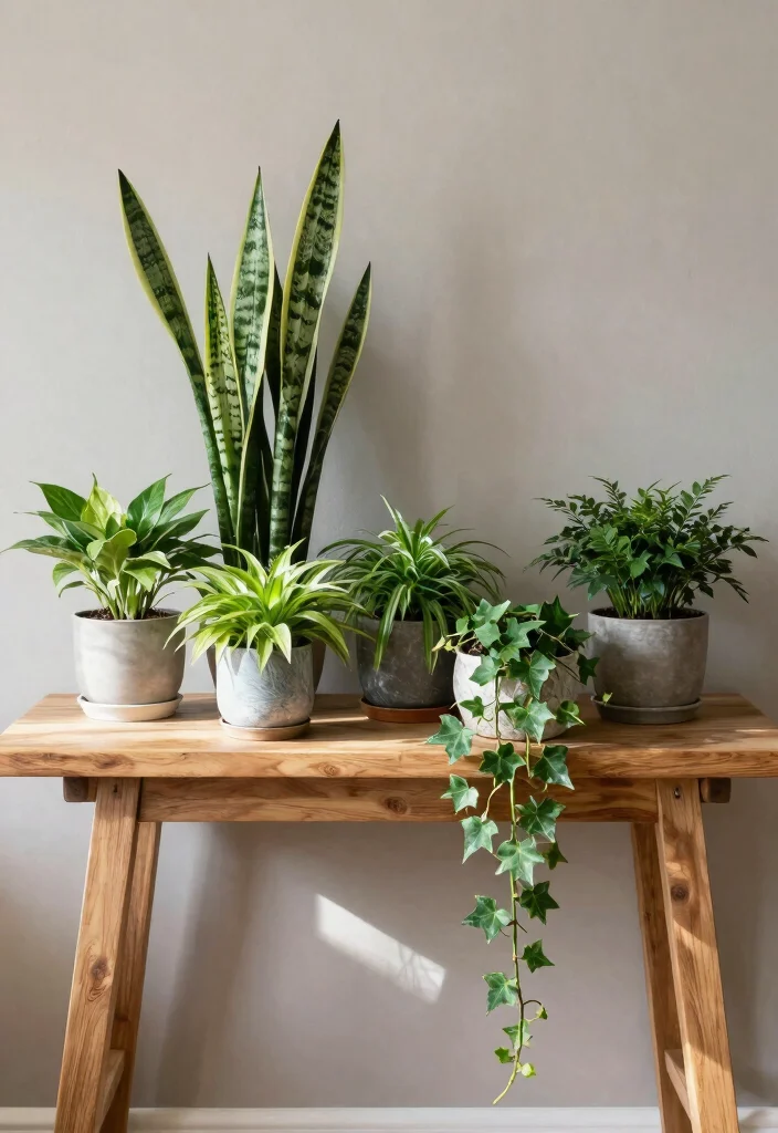18 Console Table Decor Ideas That Welcome Beautifully - 4. Lush Greenery 1
