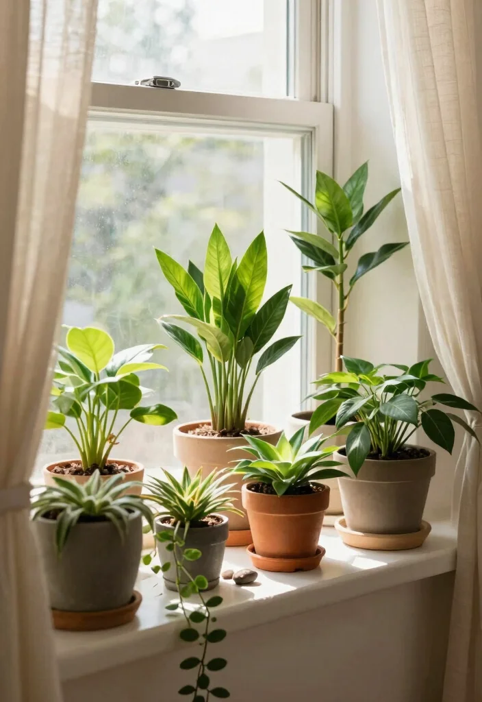 18 Money Plant Wall Decor Ideas That Brighten Any Room - 17. Plant-Filled Window Sills 1