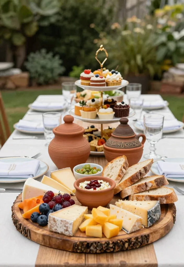 18 Outside Table Decor Ideas for Stylish Outdoor Dining - 7. Unique Serving Ware 1