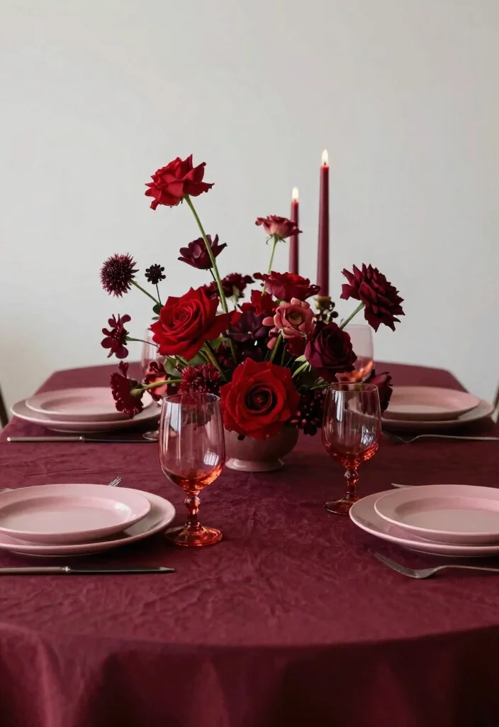 18 Prom Table Decor Ideas That Sparkle Beautifully - 16. Elegant Monochromatic Style 1